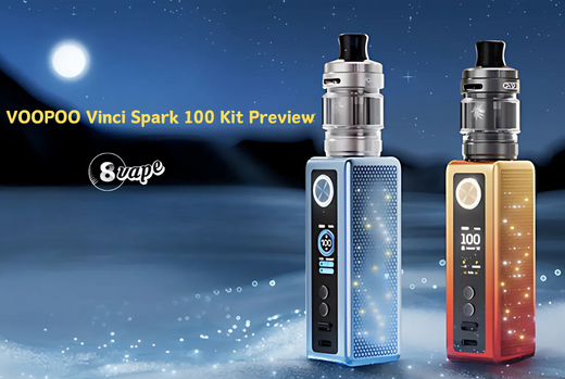 Preview of the Voopoo Vinci Spark 100 Kit, highlighting its compact form and cutting-edge technology for an enhanced vaping experience