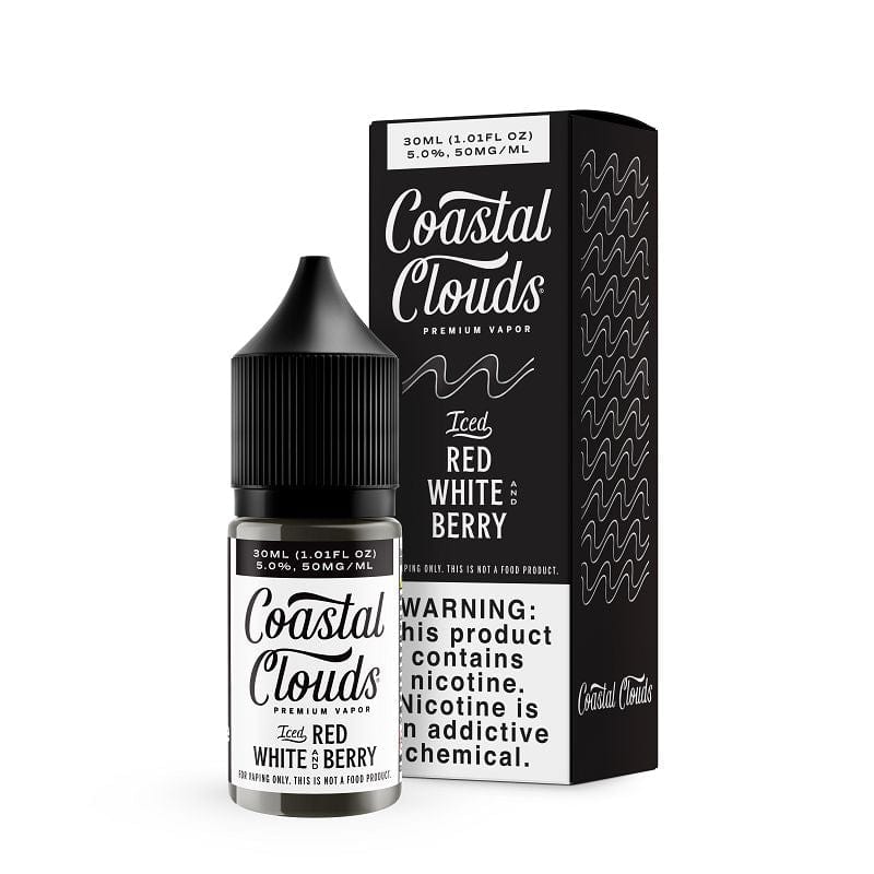 Coastal Clouds Juice Coastal Clouds Iced Red White and Berry Nic Salt Vape Juice 30ml