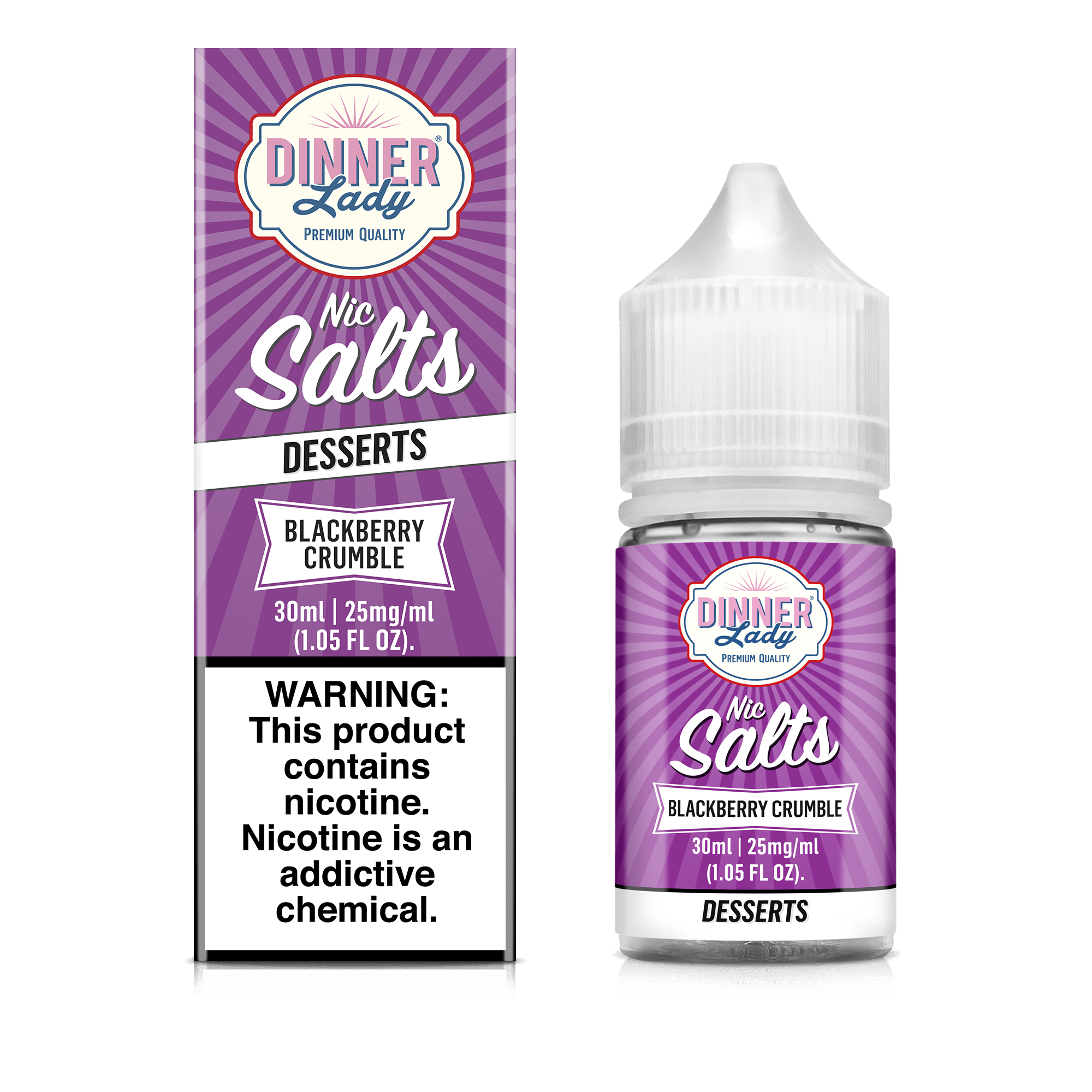 Dinner Lady Juice 25MG Dinner Lady Blackberry Crumble 30ml