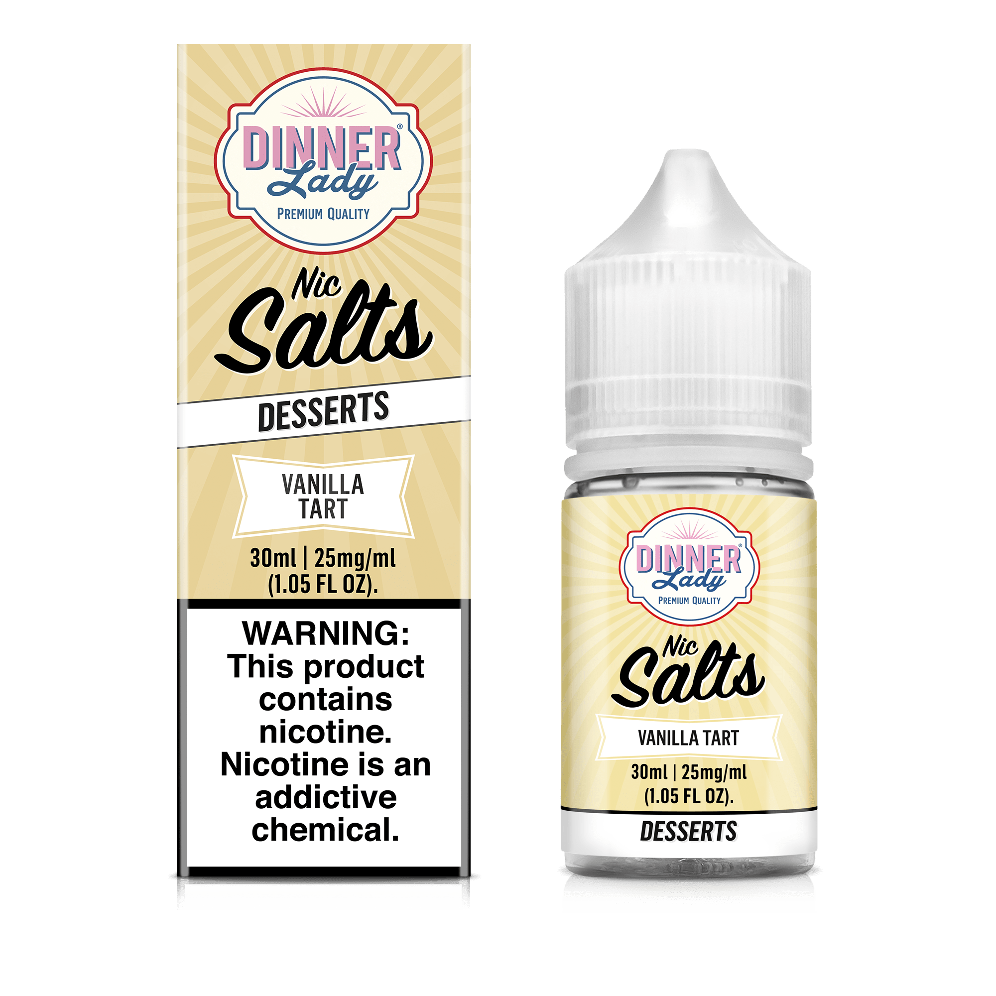 Dinner Lady Juice 25MG Dinner Lady Vanilla Tart 30ml