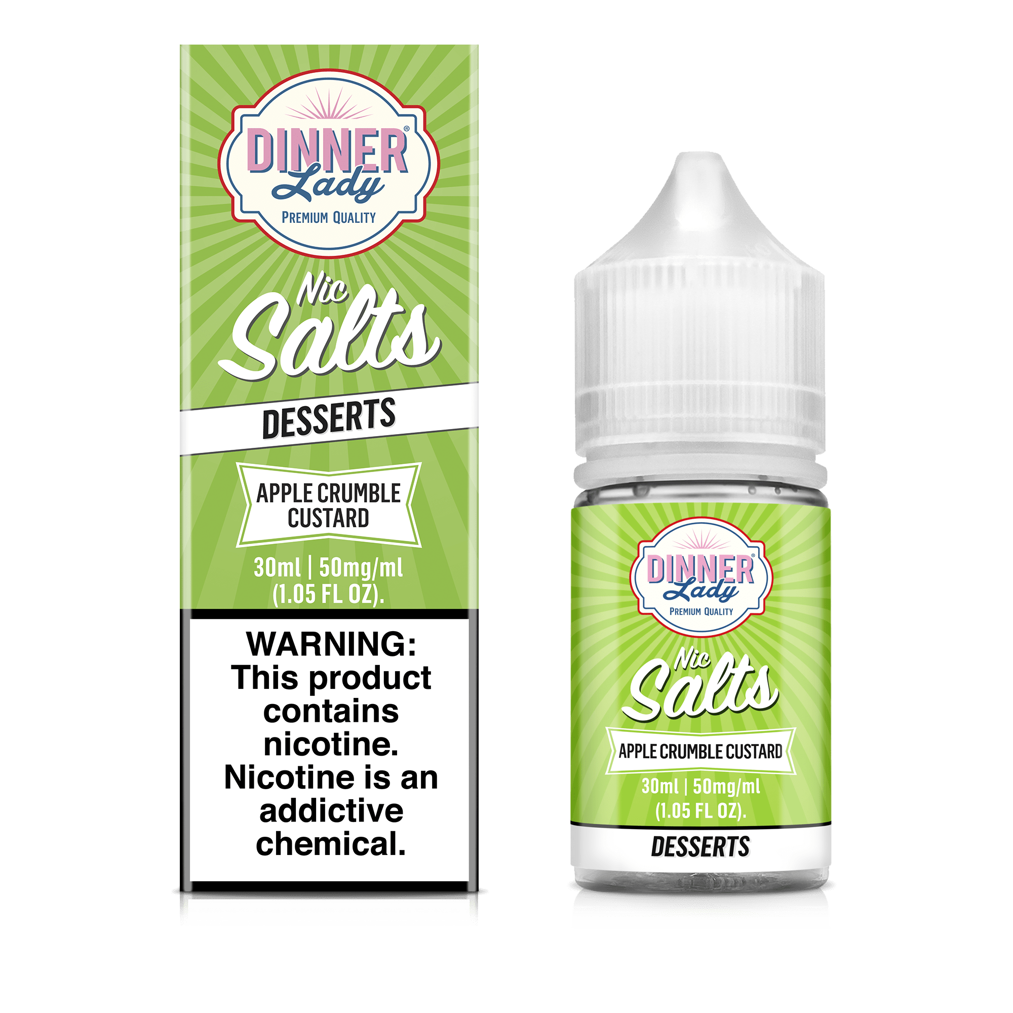 Dinner Lady Juice 50mg Dinner Lady Apple Crumble Custard 30ml