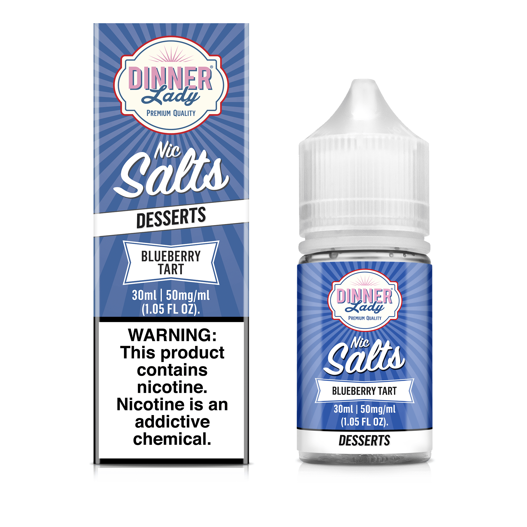 Dinner Lady Juice 50MG Dinner Lady Blueberry Tart 30ml