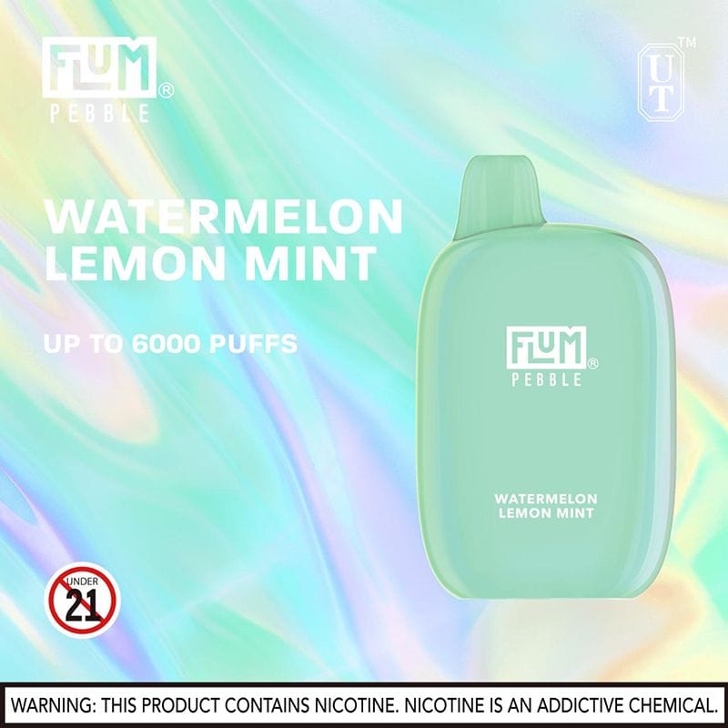 watermelon lemon mint april new flum pebble