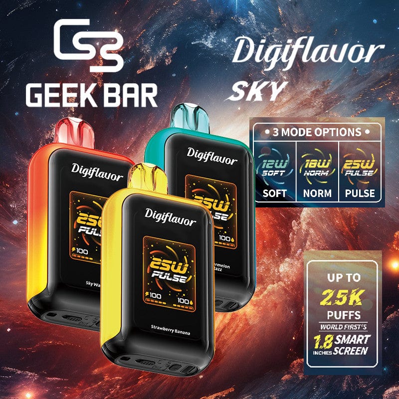 Geek Bar Disposable Vape Geek Bar Digiflavor Sky Disposable Vape (5%, 25000 Puffs)