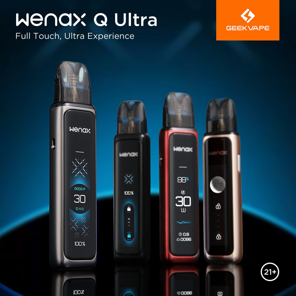 GeekVape Pod System GEEKVAPE Wenax Q Ultra 30W Pod Kit