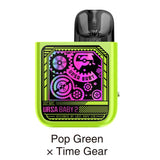 Lost Vape Pod System Pop Green x Time Gear Lost Vape Ursa Baby 2 22W Pod Kit