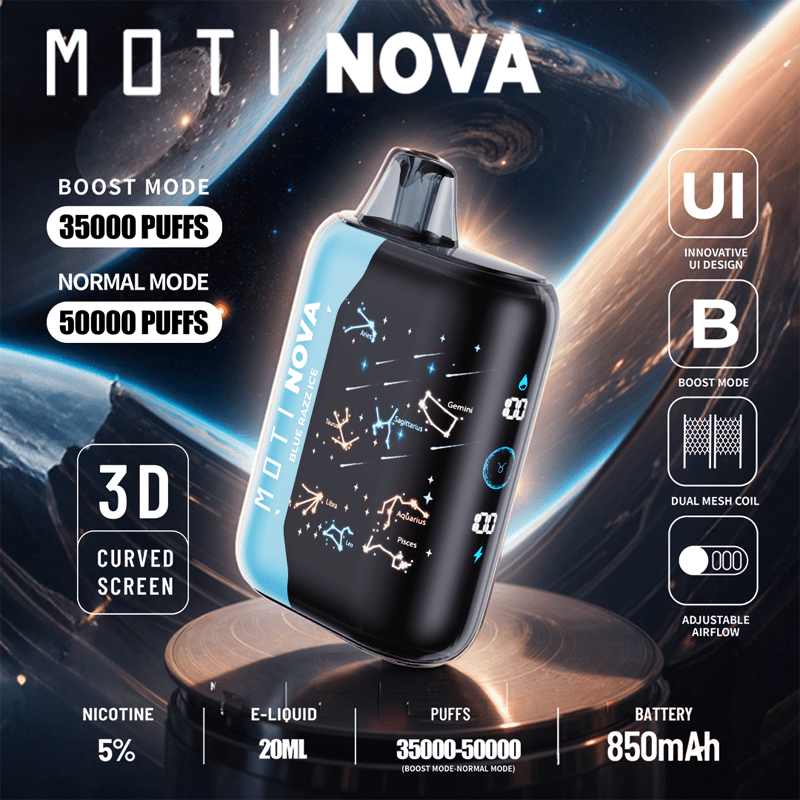 MOTI Vape Disposable Vape MOTI NOVA 50K Disposable Vape (5%, 50000 Puffs)