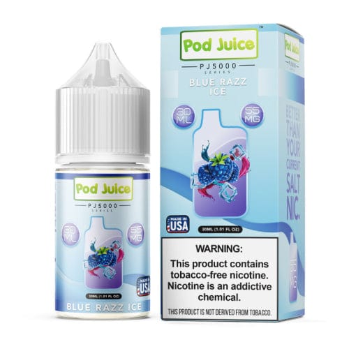 Pod Juice Juice Pod Juice Blue Razz Ice TF 30ml Nic Salt Vape Juice