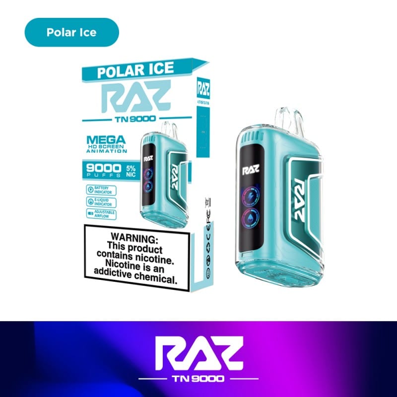 raz tn9000 disposable vape polar ice