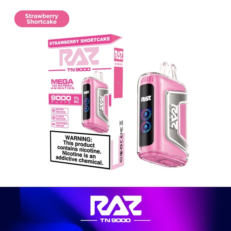 raz tn9000 disposable vape strawberry shortcake