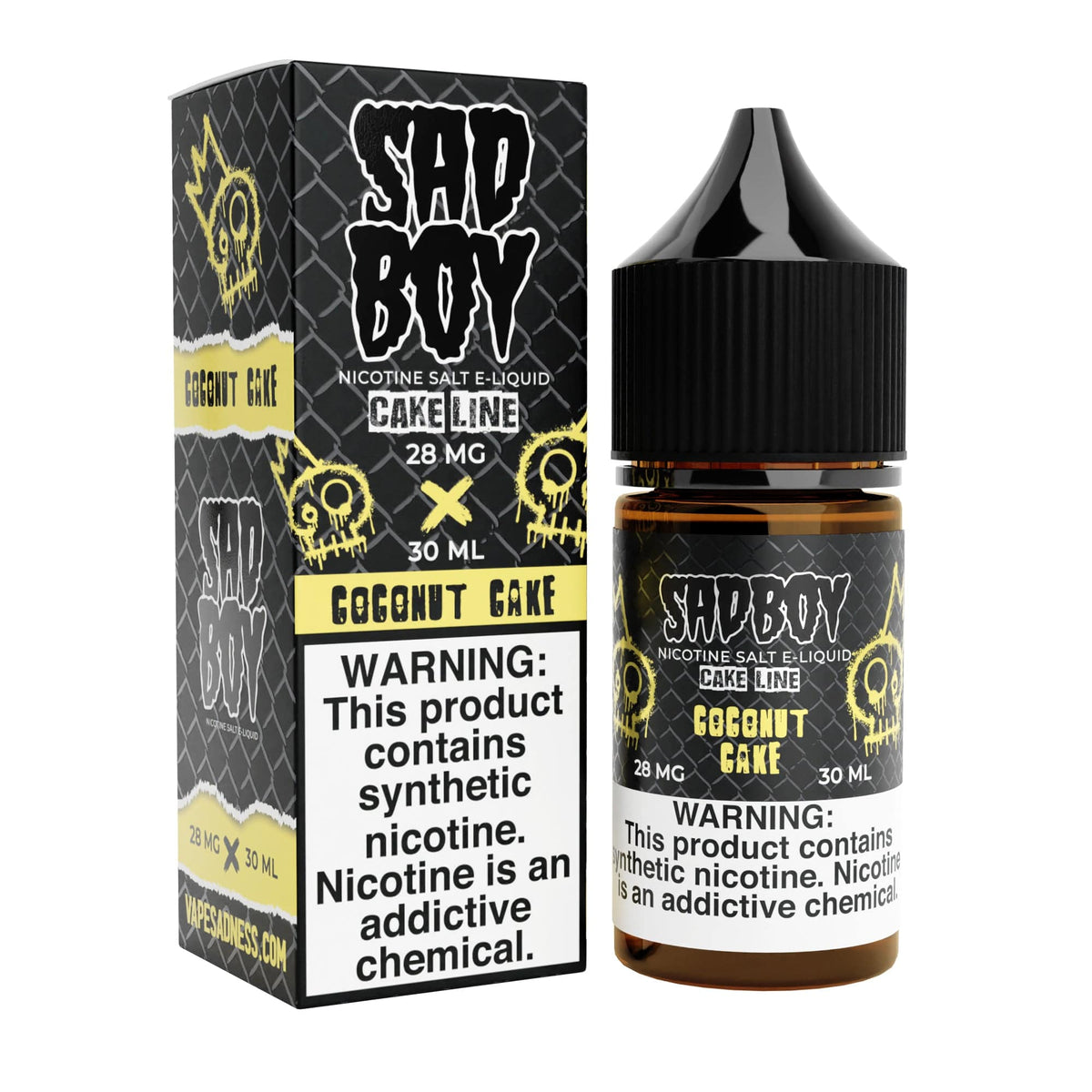 Sadboy Juice Sadboy Cake Line Coconut Cake 30ml TF Nic Salt Vape Juice