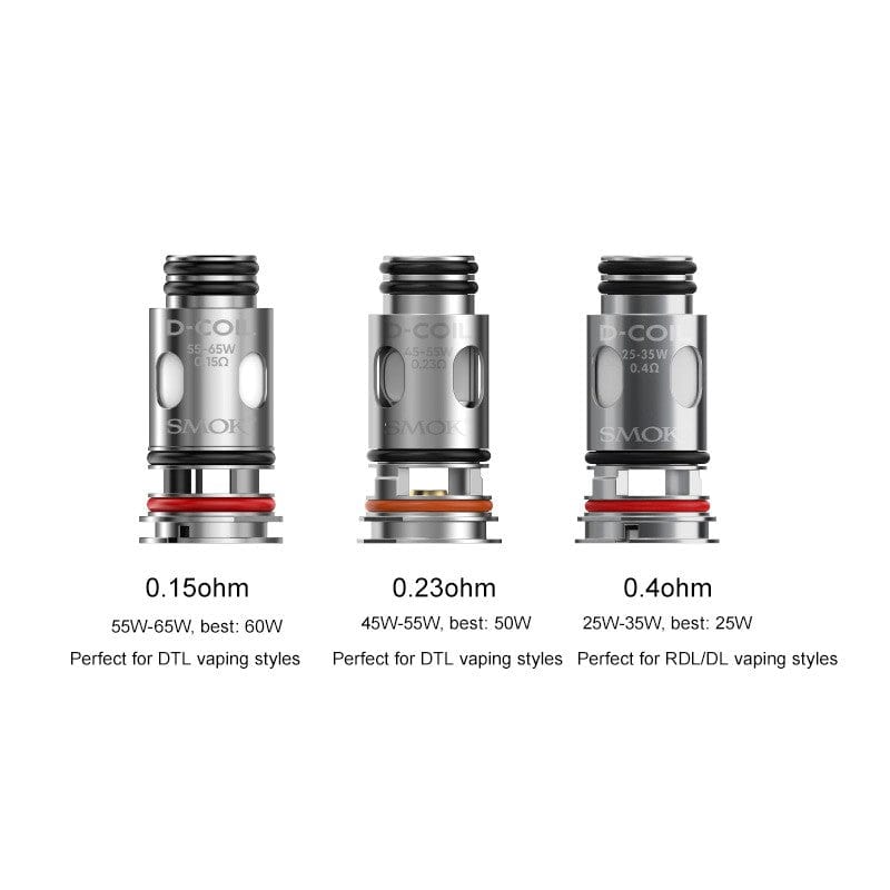 SMOK Coils SMOK D-coil Meshed Coil (Pack of 5)