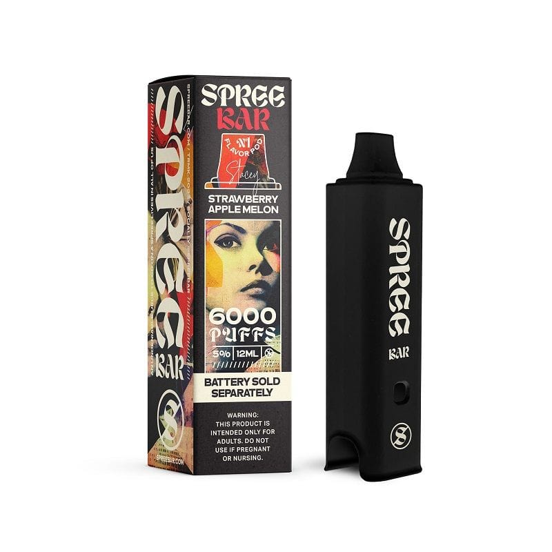 Spree Bar Disposable Vape Spree Bar 6000 Diposable Starter Pack (5%, 6000 Puffs)