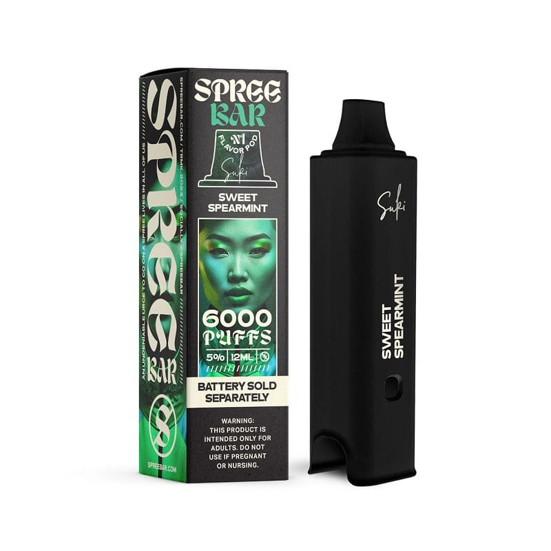 Spree Bar Disposable Vape Spree Bar 6000 Diposable Starter Pack (5%, 6000 Puffs)