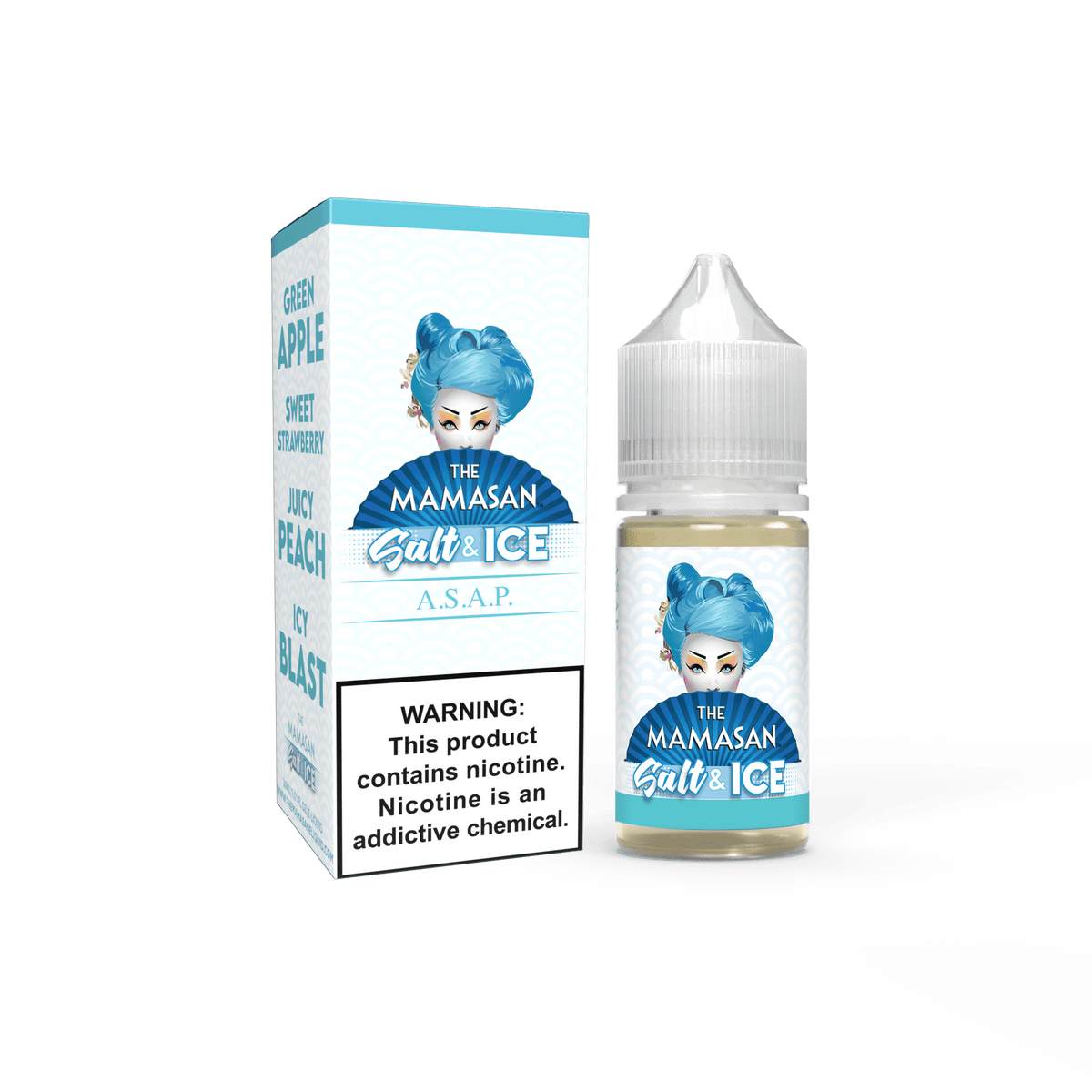 The Mamasan Juice A.S.A.P Ice 30ml Nic Salt Vape Juice - Mamasan