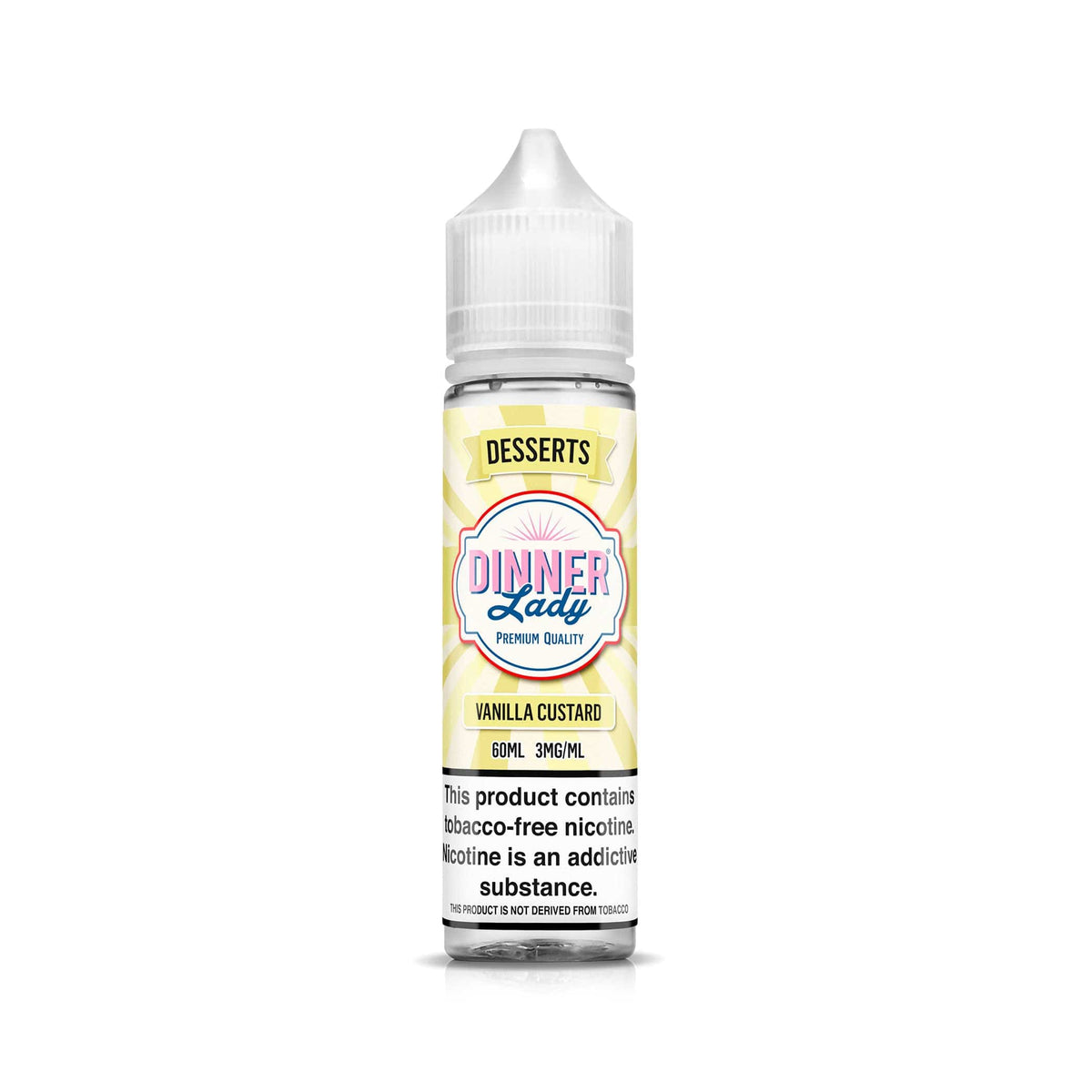 Dinner Lady Juice Vanilla Custard 60ml TF Vape Juice - Dinner Lady