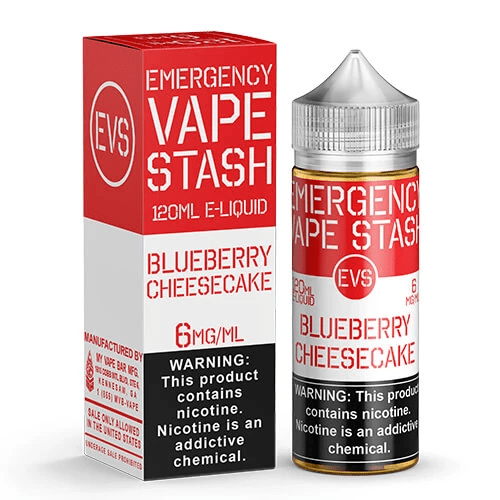 Emergency Vape Stash Juice Blueberry Cheesecake 120ml Vape Juice - Emergency Vape Stash