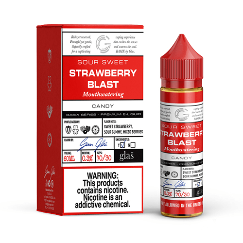 GLAS Juice GLAS Basix Series Vape Juice Strawberry Gummy 60ml