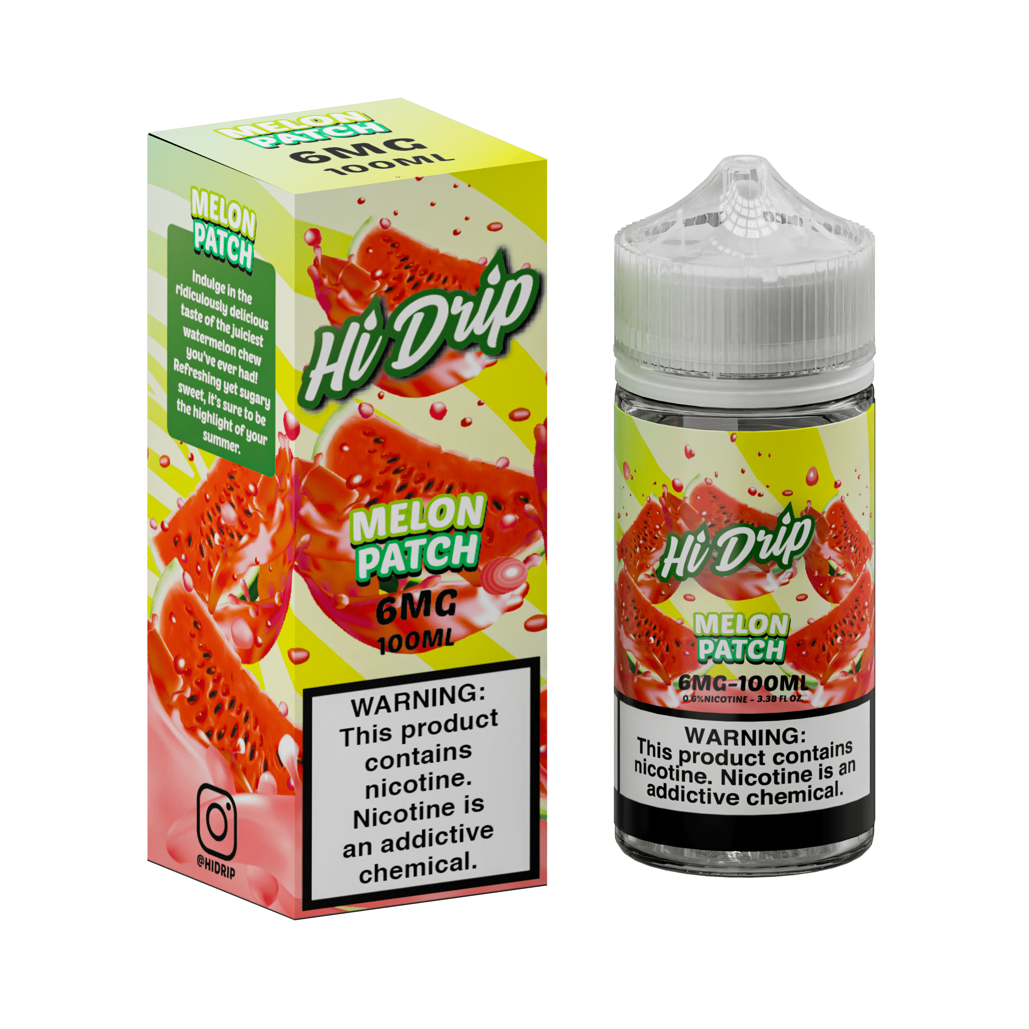 Hi-Drip Juice 6MG Hi-Drip Melon Patch 100ml Vape Juice