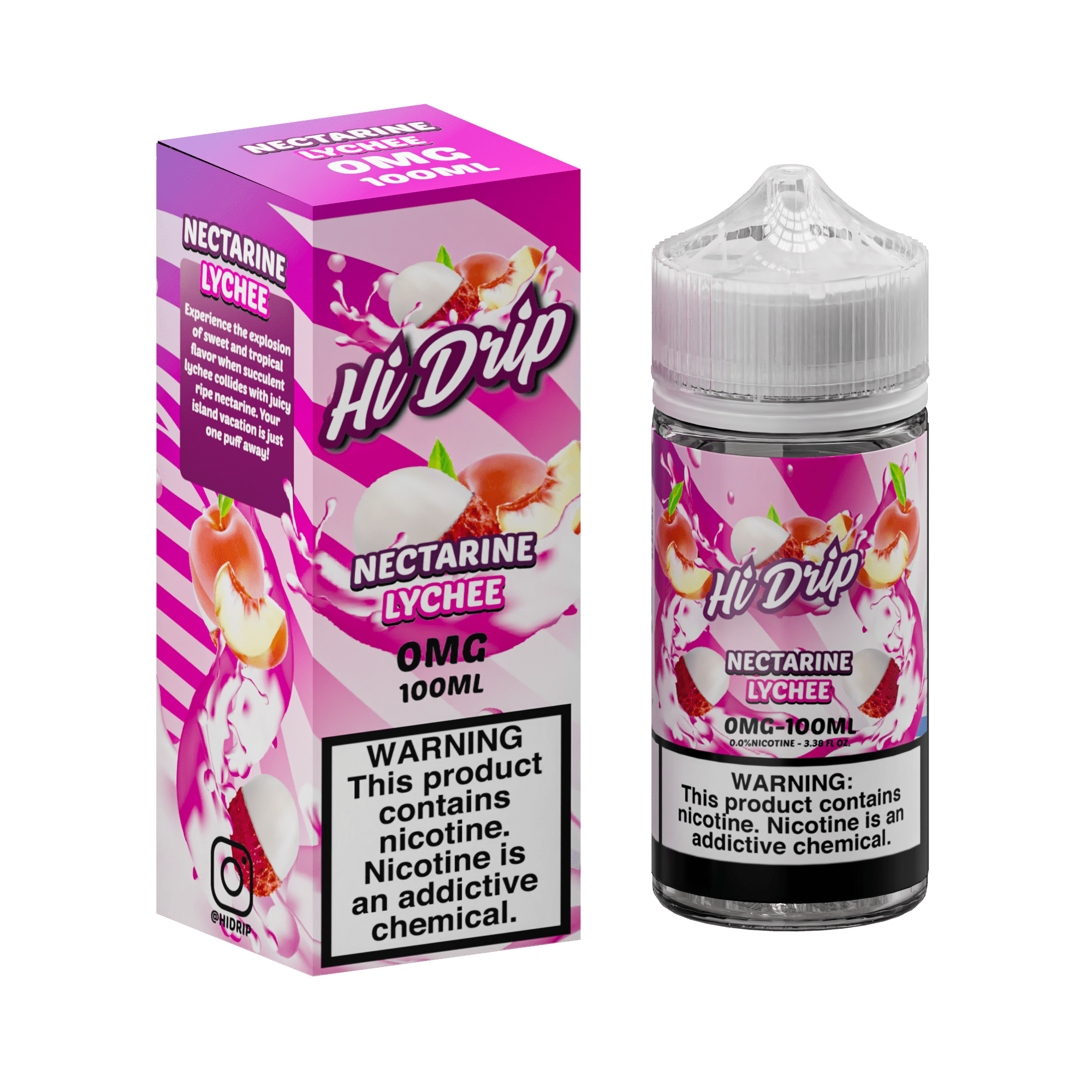 Hi-Drip Juice 0MG Hi-Drip Nectarine Lychee 100ml Vape Juice