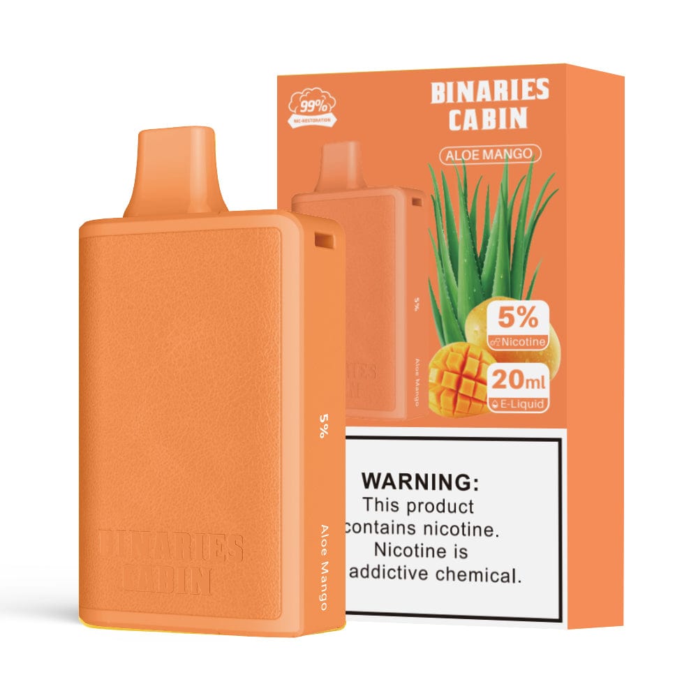 HorizonTech Binaries Cabin Disposable Vape Aloe Mango Flavor