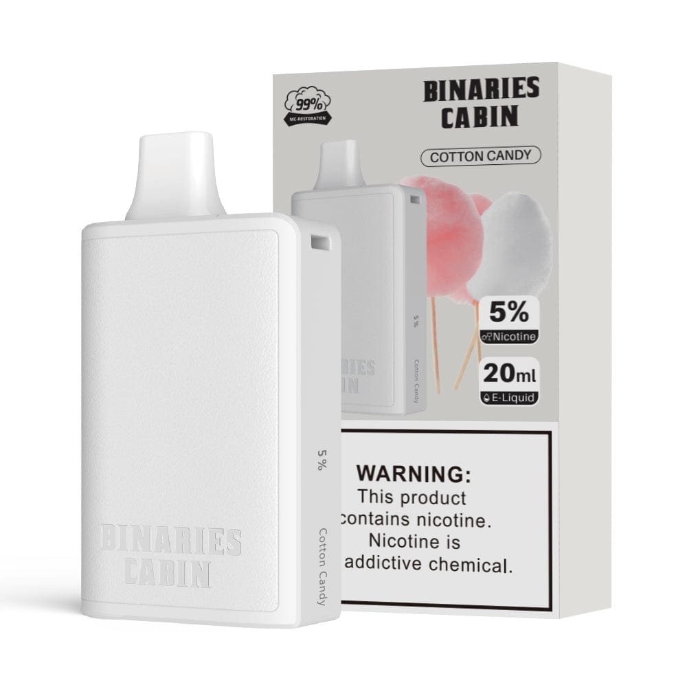 HorizonTech Binaries Cabin Disposable Vape Cotton Candy Flavor