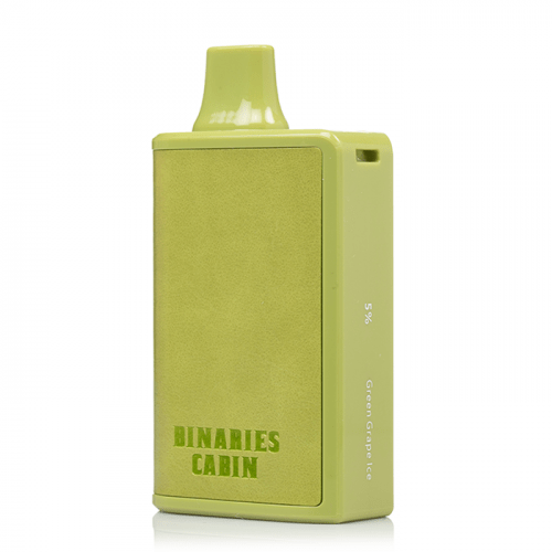 HorizonTech Binaries Cabin Disposable Vape Green Grape Ice Flavor