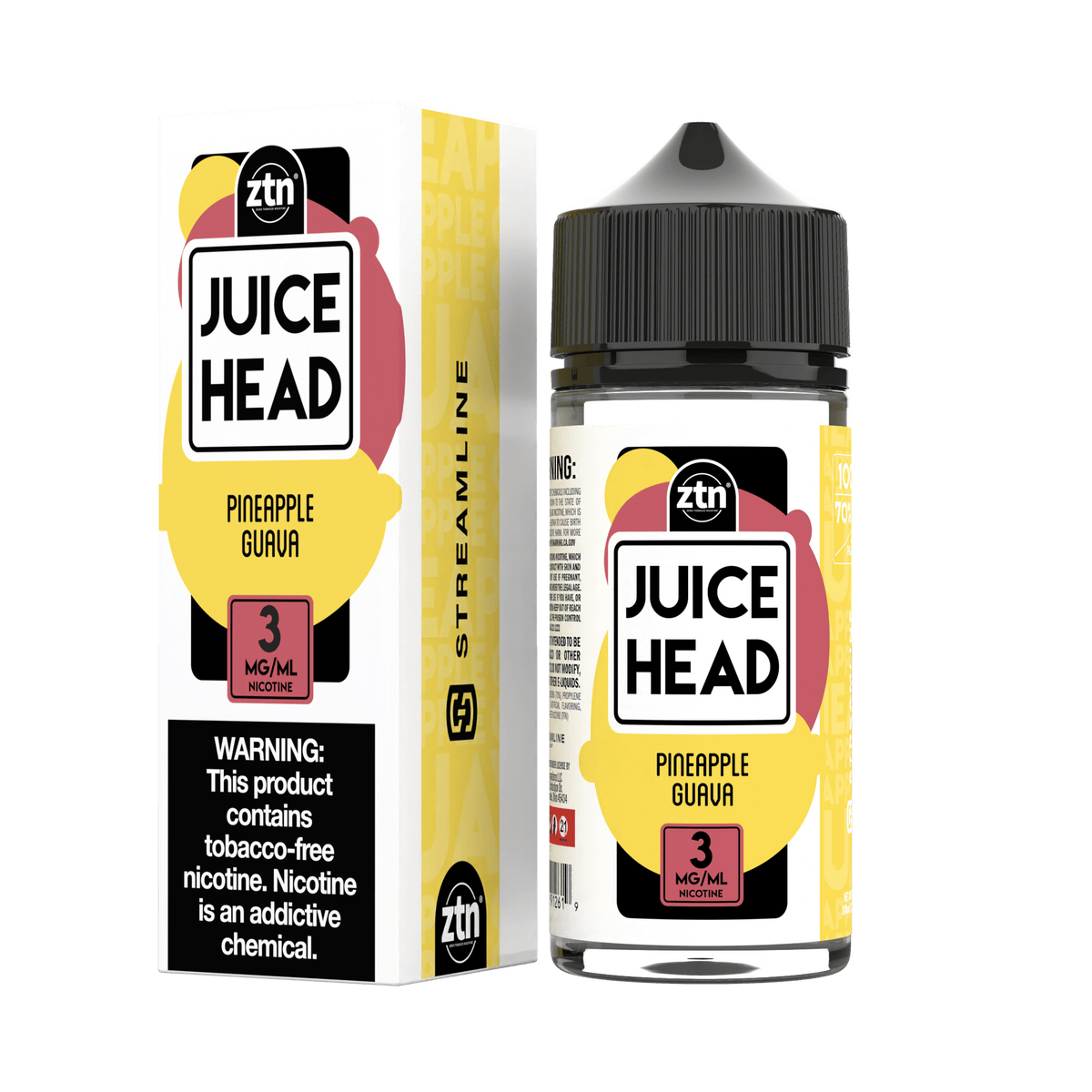 Juice Head Juice Juice Head Pineapple Guava 100ml ZTN Vape Juice