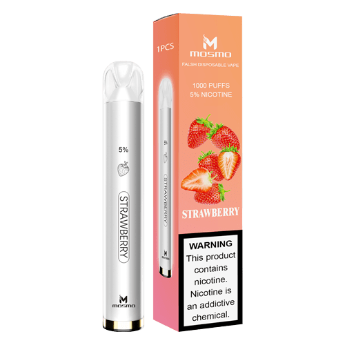 Mosmo Disposable Vape Strawberry Mosmo Flash Disposable Vape