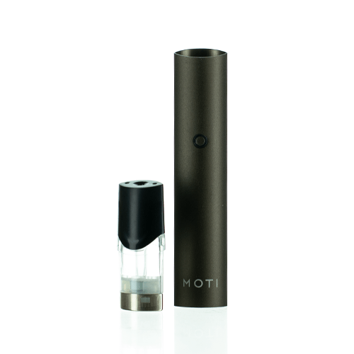 MOTI Vape Pod System Warm Grey Ash MOTI Pod Device Kit (Refillable Pod Included)