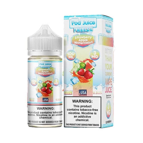 Pod Juice Juice Pod Juice Freeze Strawberry Apple Watermelon TF 100ml Vape Juice