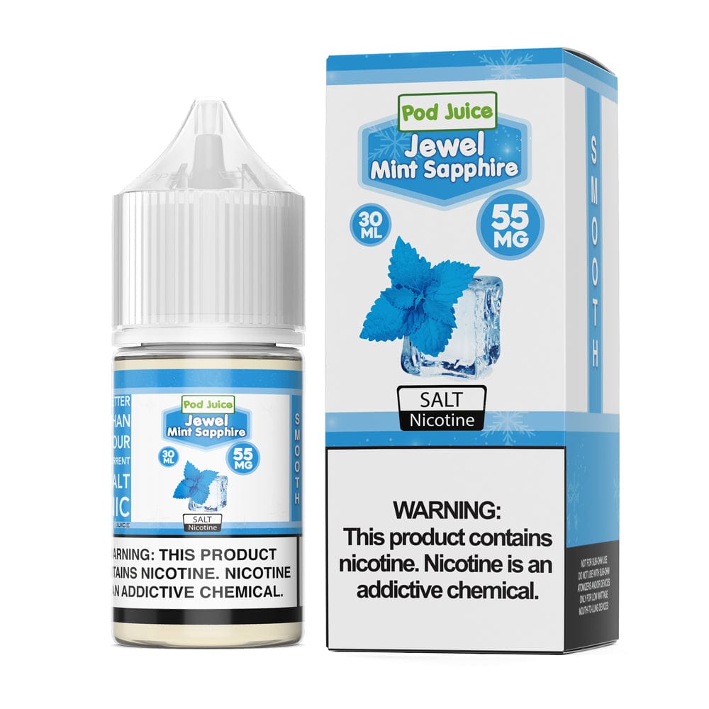 Pod Juice Juice Pod Juice Jewel Mint Sapphire 30ml Nic Salt Vape Juice