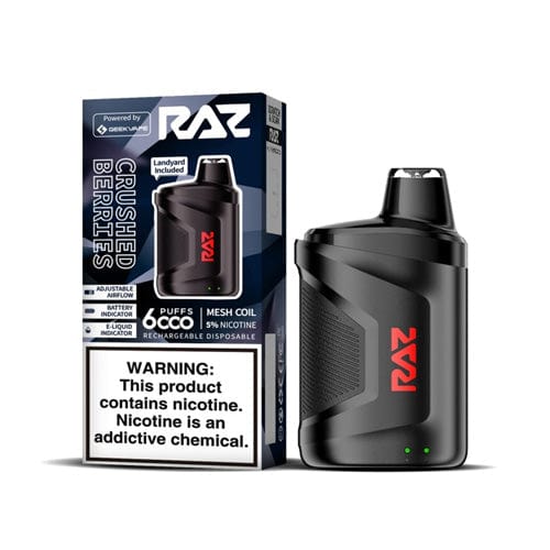 RAZ Disposable Vape Crushed Berries RAZ CA6000 Disposable Vape (5%, 6000 Puffs)