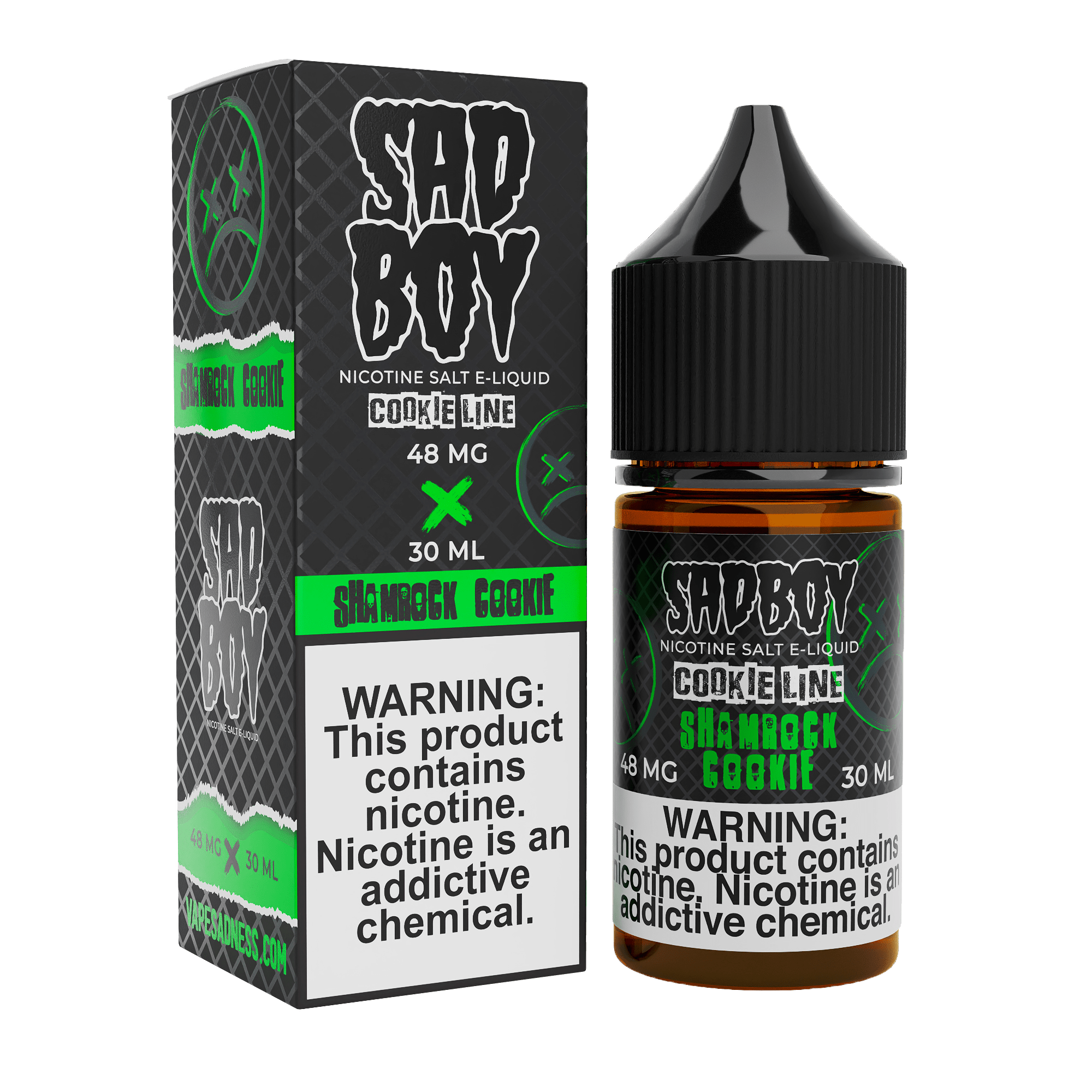 Sadboy Juice Sadboy Salts Shamrock Cookie 30ml Nic Salt Vape Juice