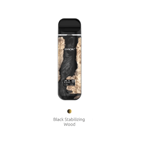 SMOK Pod System Black Stabilizing Wood Novo X 25W Pod System - Smok