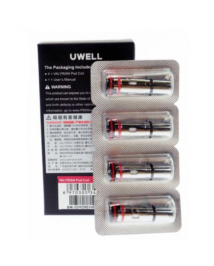 Uwell Coils Valyrian Pod Coils (4pcs) - Uwell